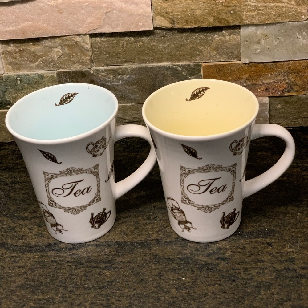 MEMORY LANE by RAVISON | Set of 2 | Fine Porcelain Mugs